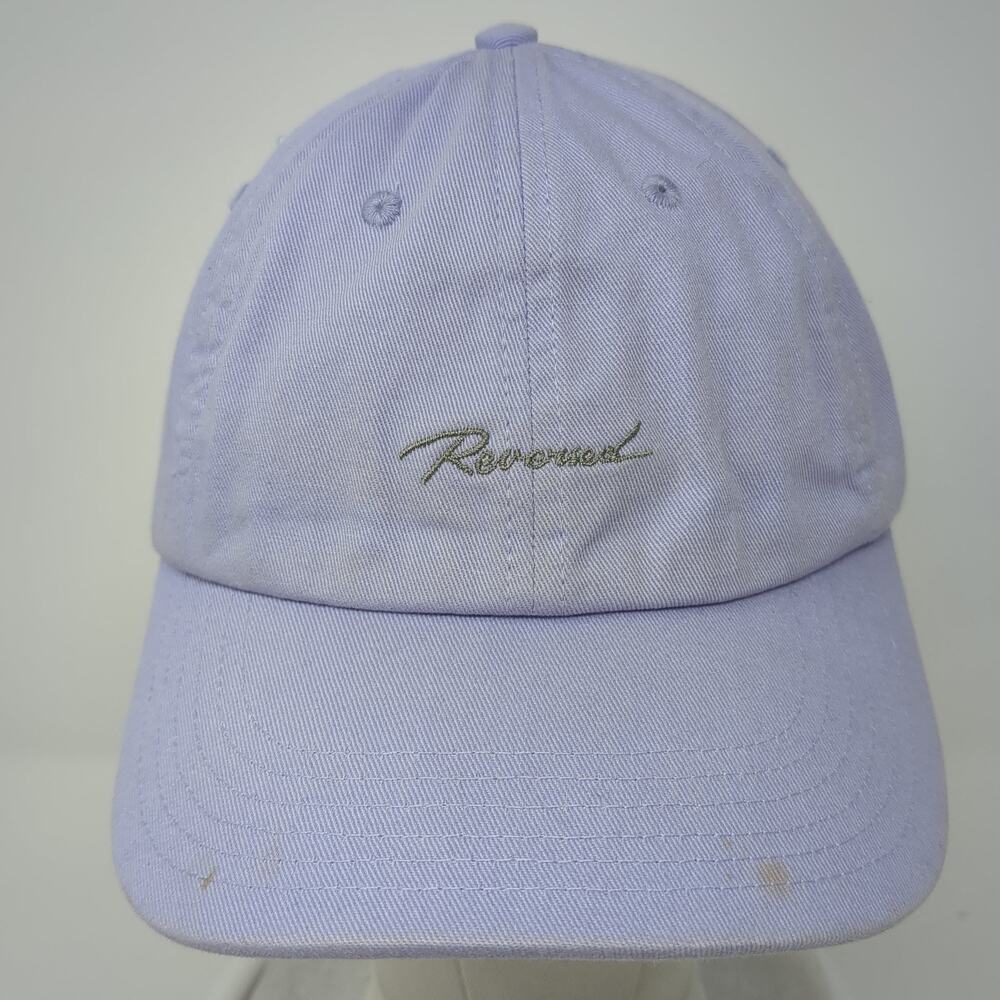 Reversed Slideback Baseball Cap Solid Purple One … - image 2